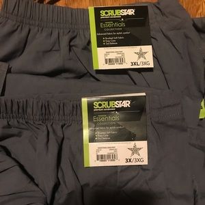 SCRUBSTAR 5 Pocket Condor Grey Scrub Pants BUNDLE